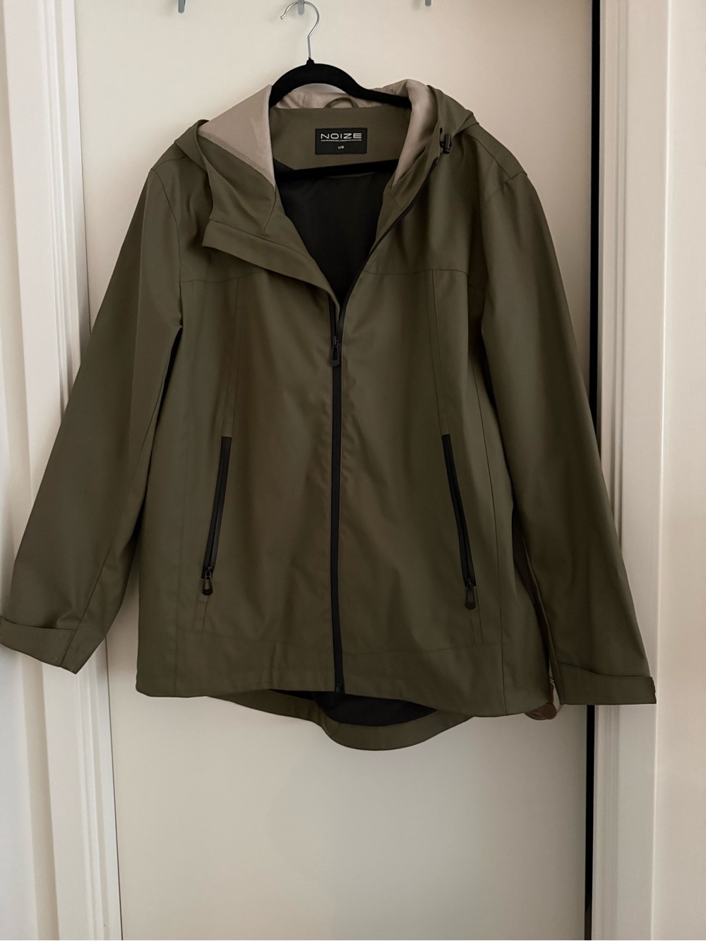 Noize Olive Hooded Shell Jacket